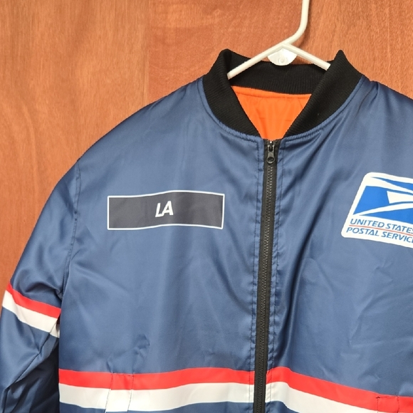 Blue USPS Bomber Jacket - Picture 3 of 6